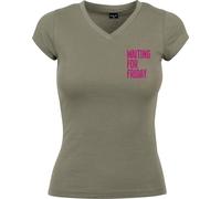 Mister Tee T-shirt femme Ladies Waiting For Friday Box Tee L