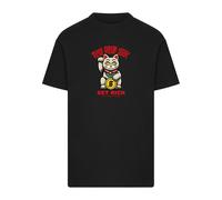 Mister Tee T-Shirt 'Find Your Luck' mélange de couleurs / noir, Taille M