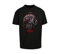 Mister Tee T-Shirt 'Flying High' gris / rouge / noir / blanc, Taille XXXL