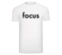 Mister Tee T-Shirt 'Focus' noir / blanc, Taille S
