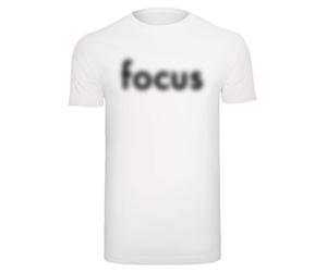 Mister Tee T-Shirt 'Focus' noir / blanc, Taille S