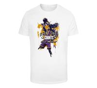 Mister Tee T-Shirt 'Forever Legend' bleu foncé / jaune d'or / violet foncé / blanc, Taille XL