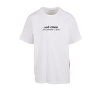 Mister Tee T-Shirt 'Gambling Capital' vert / noir / blanc, Taille L