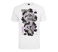 Mister Tee T-Shirt 'Glory Dragon' violet / noir / blanc, Taille S