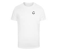 Mister Tee T-Shirt 'Good Karma Friendly' noir / blanc, Taille M