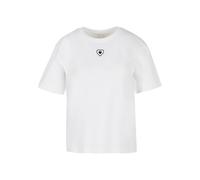 Mister Tee T-shirt 'Good Vibes Only Heart' noir / blanc, Taille L
