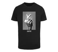 Mister Tee T-Shirt gris / noir / blanc, Taille S