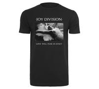 Mister Tee T-Shirt gris / noir / blanc, Taille XS