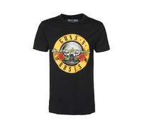 MERCHCODE Guns n Roses Classic Band T-Shirt pour Homme avec Logo imprimé, Noir, L