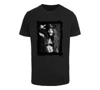 Mister Tee T-Shirt 'Have Fun Peace Sign' gris / noir / blanc, Taille M