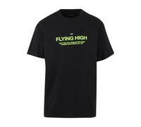 Mister Tee T-Shirt 'I am flying' vert / noir, Taille XS