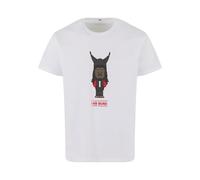 Mister Tee T-Shirt 'I Am Music ' marron / rouge / noir / blanc, Taille L