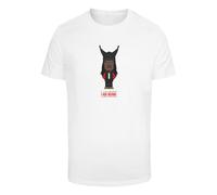 Mister Tee T-Shirt 'I Am Music' mastic / rouge / noir / blanc, Taille S