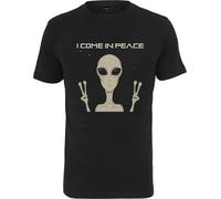 Mister Tee T-Shirt I Come In Peace Tee Noir L