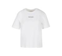 Mister Tee T-shirt 'I Don't Give A F' gris / noir / blanc, Taille 4XL