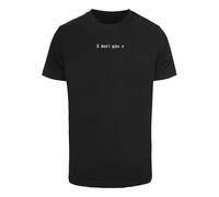 Mister Tee T-Shirt 'I Don't Give A' noir / blanc, Taille XXL