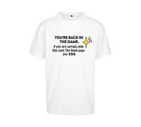 Mister Tee T-Shirt 'Intepol' safran / vert / noir / blanc, Taille 5XL