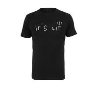 Mister Tee T-Shirt 'It´s Lit' noir / blanc, Taille XS