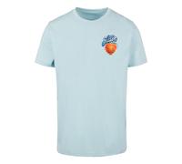Mister Tee T-Shirt 'It's The Season' bleu / bleu pastel / orange, Taille XXL