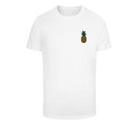 Mister Tee T-Shirt jaune foncé / vert / noir / blanc, Taille XXL