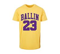 Mister Tee T-Shirt Ballin 23 Tee Taxi Yellow S