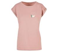 Mister Tee T-shirt 'Kicks Love' jaune / vert / rose ancienne / blanc, Taille S