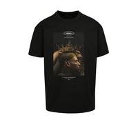 Mister Tee T-Shirt 'Kid from Akron' marron / noisette / noir / blanc, Taille M