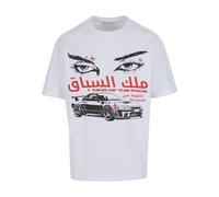 Mister Tee T-Shirt 'King Of The Race' rouge / noir / blanc, Taille XXL