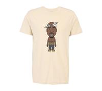 Mister Tee T-Shirt 'LA Sketch' beige clair / mélange de couleurs, Taille L