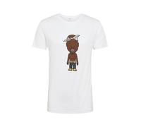 Mister Tee T-Shirt 'LA Sketch' marron / jaune / gris / noir / blanc, Taille 5XL