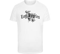 T-shirt Mister Tee LA Wording Blanc L