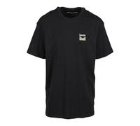 Mister Tee T-Shirt 'Live Bold' gris / vert / noir, Taille XS