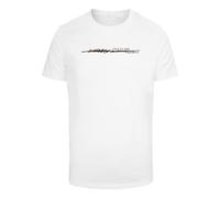 Mister Tee T-Shirt 'Live In The Moment' bleu / marron / noir / blanc, Taille XS