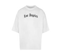 Mister Tee T-Shirt 'Los Angeles' noir / blanc, Taille L