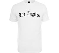 Mister Tee T-shirt Los Angeles Wording Tee White XXL