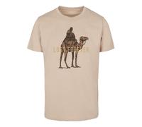 Mister Tee T-Shirt 'Lost Forever' sable / marron / chocolat, Taille XL