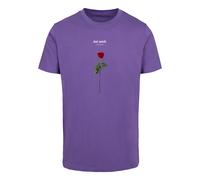 Mister Tee T-Shirt 'Lost Youth Rose' sapin / violet / rouge foncé / blanc, Taille L