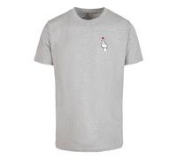 Mister Tee T-Shirt 'Love Sign 2.0' gris chiné / rouge / noir / blanc, Taille L