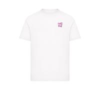 Mister Tee T-Shirt 'Lucky Girl Syndrome' lilas / violet foncé / noir / blanc, Taille 134-140