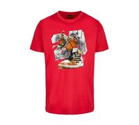 Mister Tee T-Shirt marron / rouge / noir / blanc, Taille L
