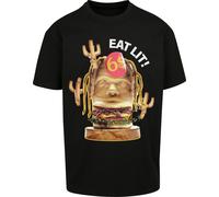 Mister Tee T-Shirt marron / vert / noir / blanc, Taille L