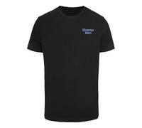 Mister Tee T-Shirt 'Memento Mori' bleu / noir / blanc, Taille XS