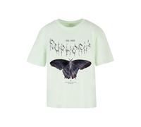 Mister Tee T-shirt menthe / violet foncé / noir / argent, Taille L