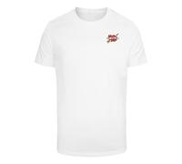 Mister Tee T-Shirt 'Mom Heart' sapin / rouge clair / noir / blanc, Taille XS