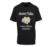 Mister Tee T-Shirt 'Money Talks' jaune foncé / vert / noir / blanc, Taille M