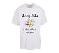 Mister Tee T-Shirt 'Money Talks' jaune / vert / noir / blanc, Taille S