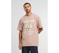 Mister Tee Money Talks Short Sleeve T-shirt Rose XS Homme