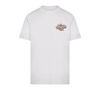 Mister Tee T-Shirt 'Monstrously Delicious Onigiri 2 Go' orange / noir / blanc, Taille XS