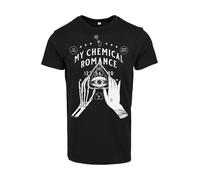 Mister Tee T-Shirt 'My Chemical Romance Pyramid' noir / blanc, Taille S