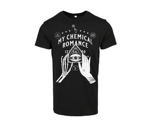 Mister Tee T-Shirt 'My Chemical Romance Pyramid' noir / blanc, Taille S